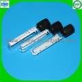 Black Cap Blood Test Tube