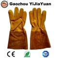 Cow Grain Leather Industrial Safety Welders Luvas para soldagem