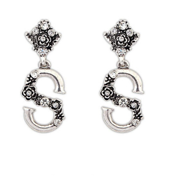 Sapphire Fashion Silver Jewelry Earrings Producteur Teenage Fashion Jewelry