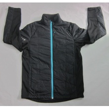 Yj-1066 negro forrado impermeable transpirable Invierno chaqueta de Softshell para hombre