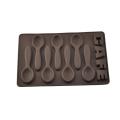 Christmas Gift Silicone Chocolate Mould in Spoon Shape