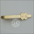 Kundenspezifisches Gold überzogener Bindung-Abzeichen-Klipp (GZHY-KA-025)