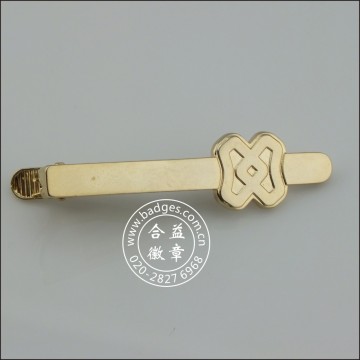 Clip de cravate Gold personnalisé, Stickpin en métal (GZHY-TC-075)