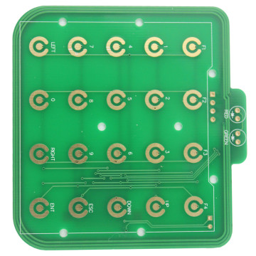 Pressing keyboard double layers circuit board