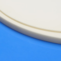 Placa de cerâmica de alumina redonda prensada ISO de tamanho grande
