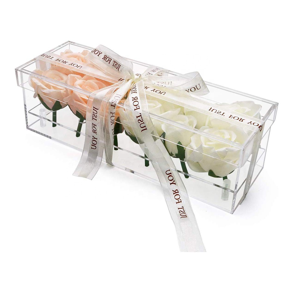 Lucite Flower Boxes 12 Slots