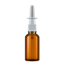 1oz Amber Glass Bottle With Nasal Sprayer