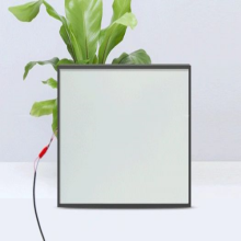 Non-adhesive white color privacy glass