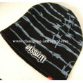 Jacquard OEM knitted acrylic winter hat