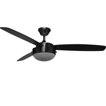 black 52inch ceiling fan with LED light