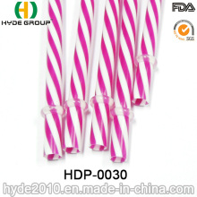 Double Color PP Hard Plastic Drinking Straw with Printing