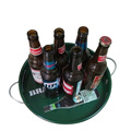 Beer Tin Serving Bar Tray with Handle