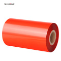 Custom size color thermal transfer barcode ribbon roll