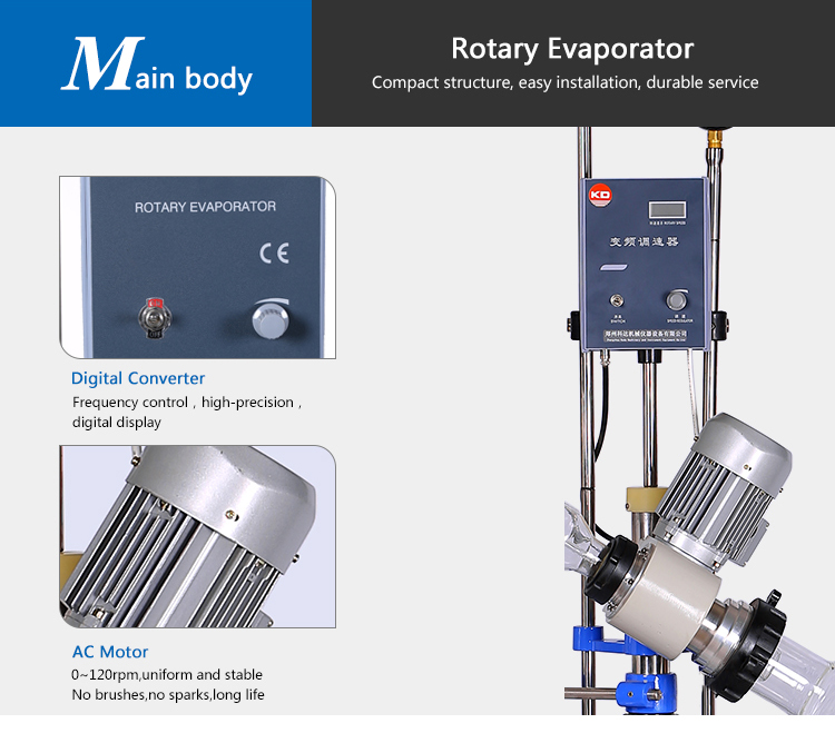 Rotary Evaporator with Vacuum Pump