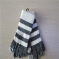 men's stripe gloves