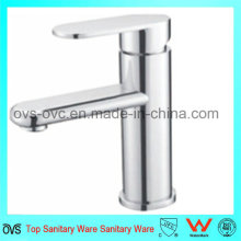 Sanitary Ware Bathroom Chromed Brass Handle Water Tap