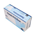 Blue disposable gloves nitrile