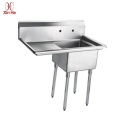 Single Bowl Compartment Basin With Drainboard