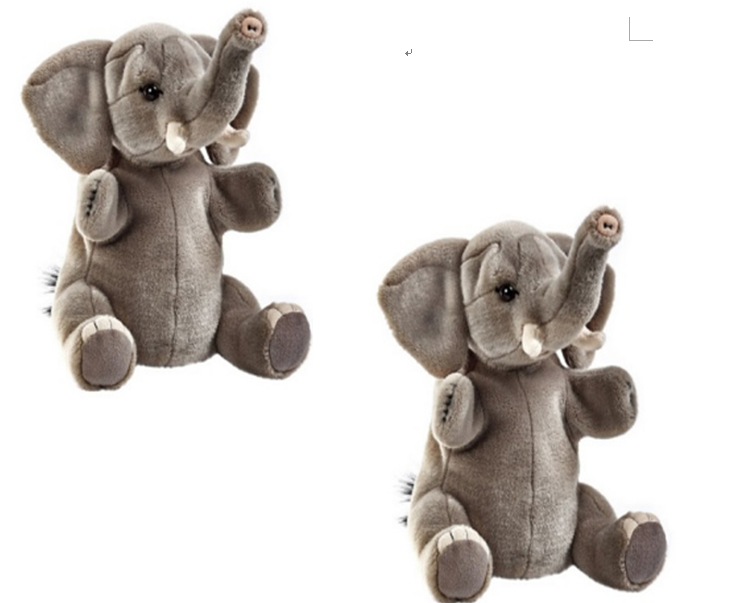 Crystal Eye Plush Elephant