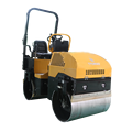 Steering flexible double cylinder diesel road roller