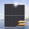 550W Mono half-cell high efficiency solar panel