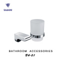 Kaiping Accessoires de salle de bain Porte-gobelet en chrome et porte-gobelet