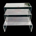 Acrylic shoe display Jewelry Riser Show case Fixtures.