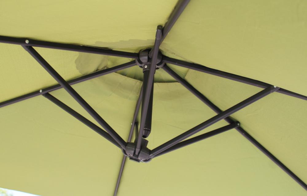 3m Round Cantilever Aluminium Garden Parasol Crank