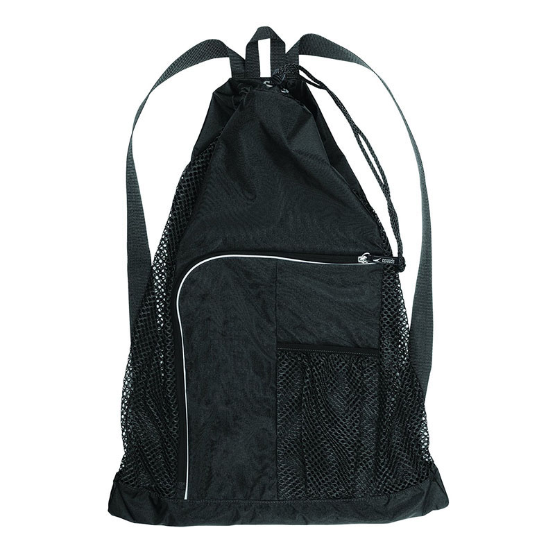 Black Deluxe Mesh Equipment Backpacks