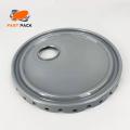 Grey 24 Gauge Steel Pail Lid Round UN