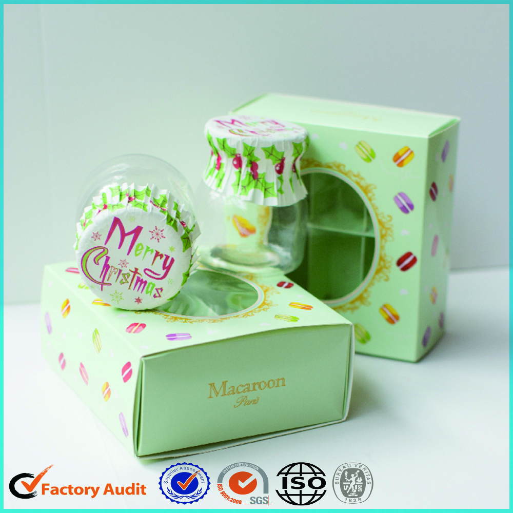 Drawer Macarons Packing Box Printing Window