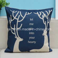 England Home Textiles Printing Cotton and Linen Cartoon Pillow Cover Cushion