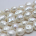 Couvertures de perles d&#39;eau douce cultivées baroques blanches de 13 à 14 mm (E190020)