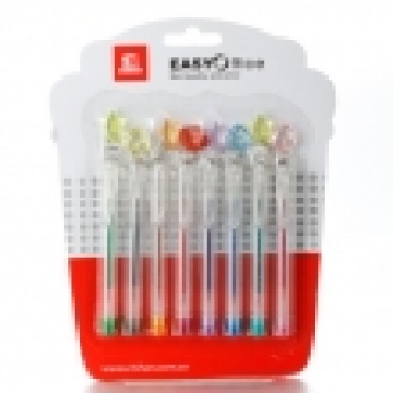 8ST Farbe Mini Gel Stift mit Stern