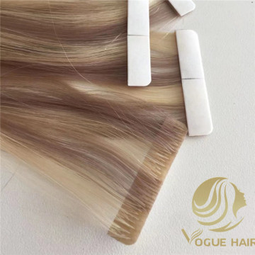 PU tape hair extensions with wholesale price