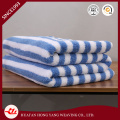 100% New Cotton Stripe Blue Blue e toalha de praia branca