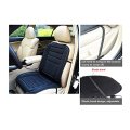 Black Heat Massage Car Seat Cushion with Lumbar Therapy