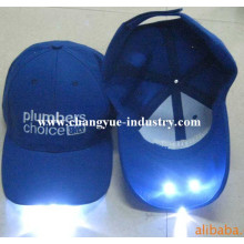 New style baseball cap with LED lights