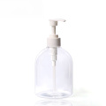 500ml pet plastic clear bottle lotion pump bottle