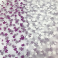 Polyester printed tulle with star for dress