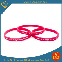 Bracelet en silicone de qualité supérieure de 20 mm pour la promotion de 2015