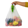 Reusable Eco-Friendly Food Grade Non Woven Vest Bags W Cut T Shirt Non Woven Bags for Shopping