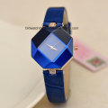 Quartz Watch Fashion Girls Wrist Watches with Genuine Leather Strap