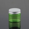 Hot Sale 50g Pet Plastic Jar avec bouchon en aluminium pour l&#39;emballage cosmétique de crème