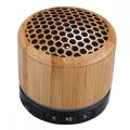 Portable Hand-free Wireless Mini Bamboo Bluetooth Speaker