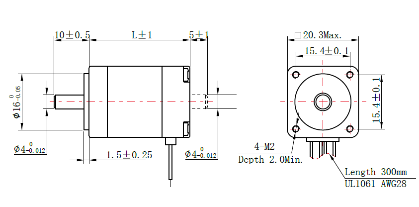 Dimensions NEMA 8