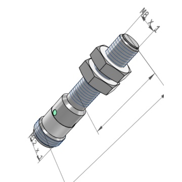 Baumer IFRM08 Sensor,Inductive Proximity Switch