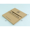 3-ply Corrugated Zipper Open Design Kraft Paper Box