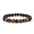 Beads Black Onyx Grind arenaceous Bracelet