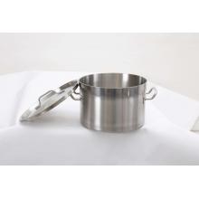 Portable stainless steel short soup pot sets